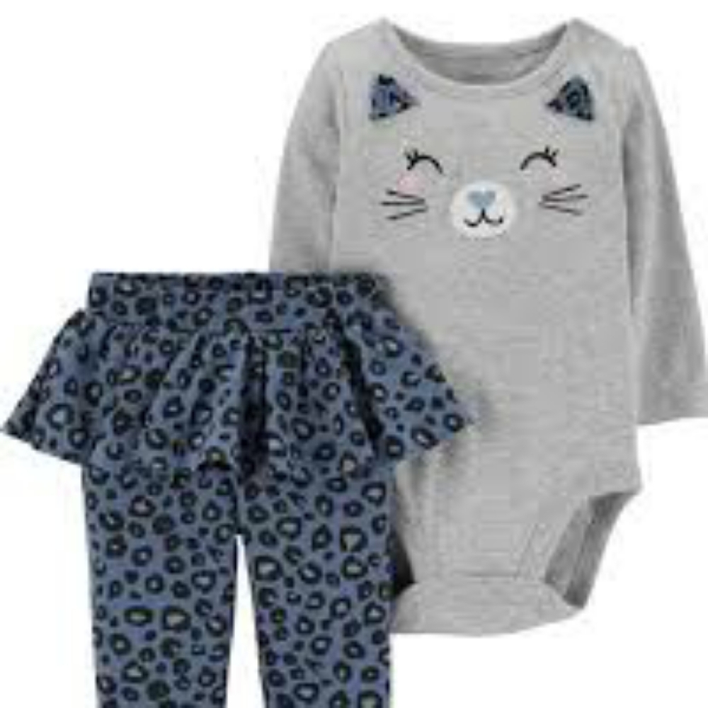 Baby Girl Carter's 2-piece Cat Bodysuit & Tutu Set